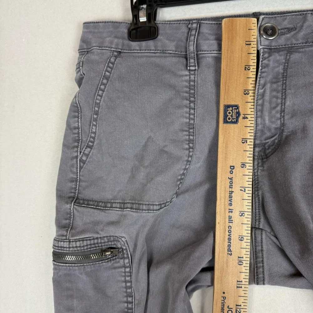 A.n.a A New Approach Pants Womens 29/8 Gray Cargo Skinny Ankle Twill Pockets